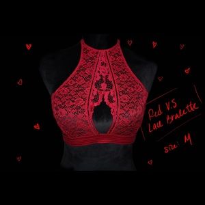 Red Laced Bralette